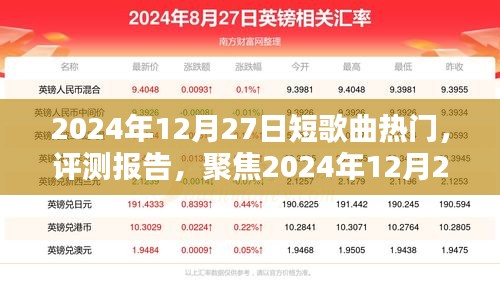 2024年12月27日短歌曲热门风潮深度评测报告