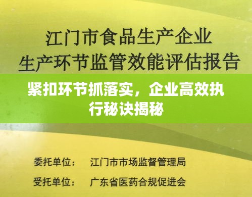 紧扣环节抓落实，企业高效执行秘诀揭秘
