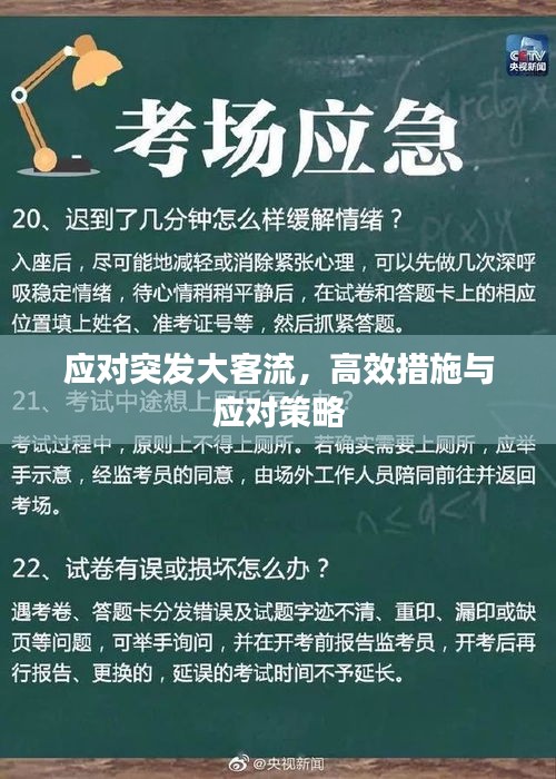 应对突发大客流，高效措施与应对策略