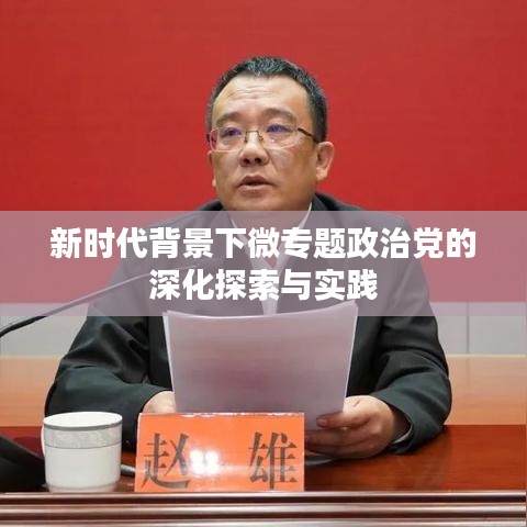 新时代背景下微专题政治党的深化探索与实践