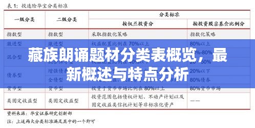 藏族朗诵题材分类表概览，最新概述与特点分析